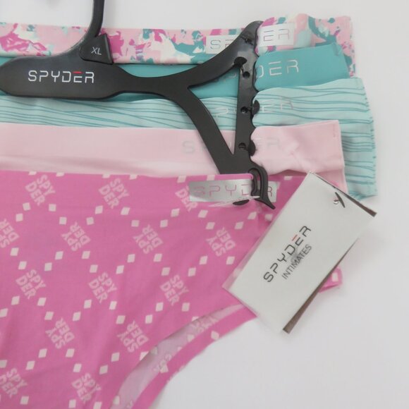(#P) Spyder 5 pack Seamless No Show Hipster Panties Underwear Multi-Pack - Picture 3 of 4